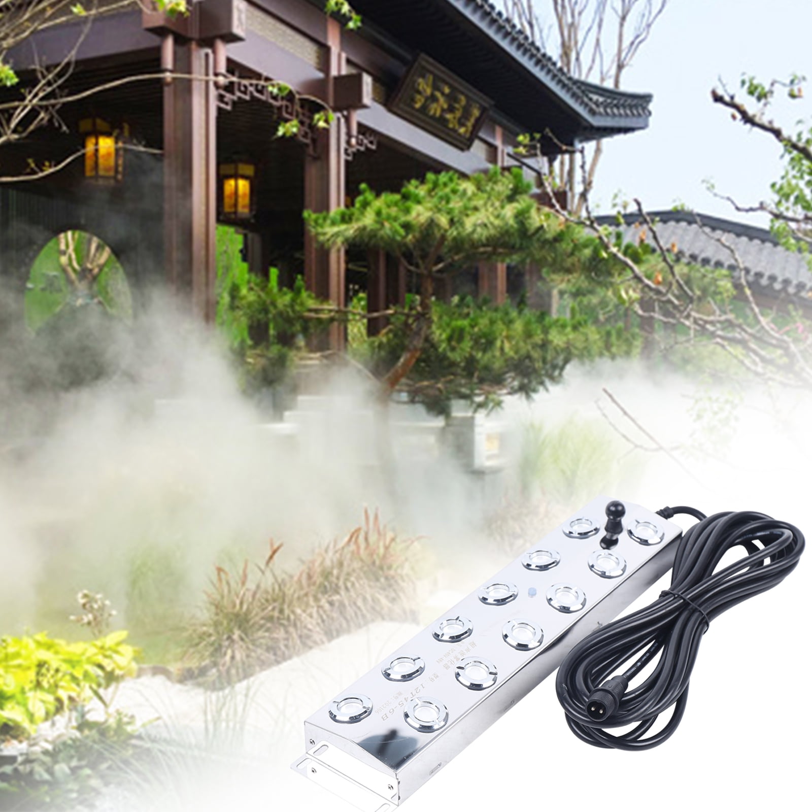 Wildnix Mini Fog Machine with Aluminum Power Supply, Stainless Steel Atomizer, High Frequency Vibration, Safety Features, Generous Appearance, Easy to Clean