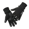thumbnail image 2 of leyfeng Guantes cálidos de invierno para hombres Guantes antideslizantes para pantalla táctil Forro polar suave Puño elástico Térmico, 2 of 8
