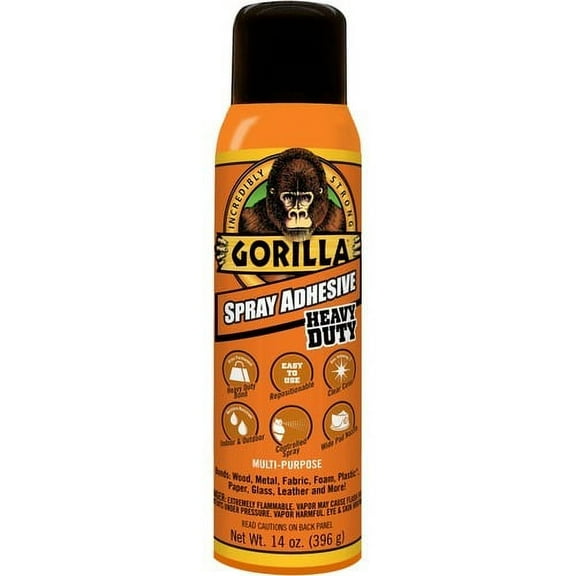 Gorilla Spray Adhesive 14 oz - 1 Each - Clear