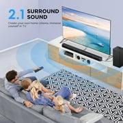 ULTIMEA Sound Bar for Smart TV with Dolby Atmos, 190W Peak Power Soundbar with Subwoofer, TV Sound Bar with Bass Boost, Home Theater Audio Sound Bars for TV Speakers