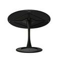 thumbnail image 5 of Fulvari 42.13" Modern Round Dining Table With MDF Table Top Metal Pedestal Base For Home Living Room Dining Room Kitchen Cafe, 5 of 7