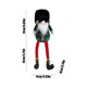 thumbnail image 3 of ¡Oferta de liquidación de adornos navideños de Zeceouar! Ingenioso muñeco de peluche de caballero con piernas largas y capucha, adornos de muñeco sin rostro estilo bosque, regalo navideño,, 3 of 6