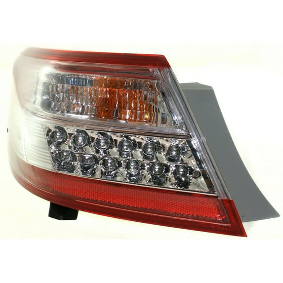 Tail Light For Toyota 2010-2011 Camry Driver Side Outer Body Mounted Hybrid