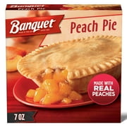 Banquet Peach Pie, Frozen Dessert, 7 oz (Frozen)