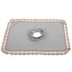 thumbnail image 1 of Sábana de cubierta para cabezal de mesa de masaje de spa gris, 1 of 10