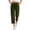 Army Green, variant on Women's Sweatpants Casual Sporty Elastic Waist Corduroy Pockets Long Lounge Trousers Pants Army Green Size M
