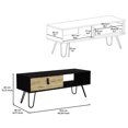 thumbnail image 3 of 15" Rectangular Coffee Table with Drawer | Used in Living Room for Small Item Storage | Dual - Tone Finish for Eye - Catching Look | Overcomes the Problem of Dull Furniture, 3 of 4