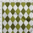 thumbnail image 4 of oneOone Viscose Jersey Olive Green Fabric Argyle Sewing Fabric By The Yard Printed Diy Clothing Sewing Supplies 60 Inch Wide, 4 of 4