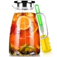 thumbnail image 1 of Jarra de vidrio Aofmee de 2 L de borosilicato resistente al calor, 1 of 7