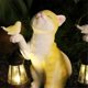 thumbnail image 2 of Solar Decor Animal Lamp Cute Solar Little Cats Lamp Resin Mini Cats Outdoor Lantern Garden Yard Bal, 2 of 5