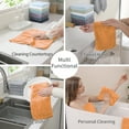 thumbnail image 4 of Jessy Home 12 Pack Orange Red Washcloths for Bathroom 13x13 Inch Ultra Soft Hand Face Towels, 4 of 10