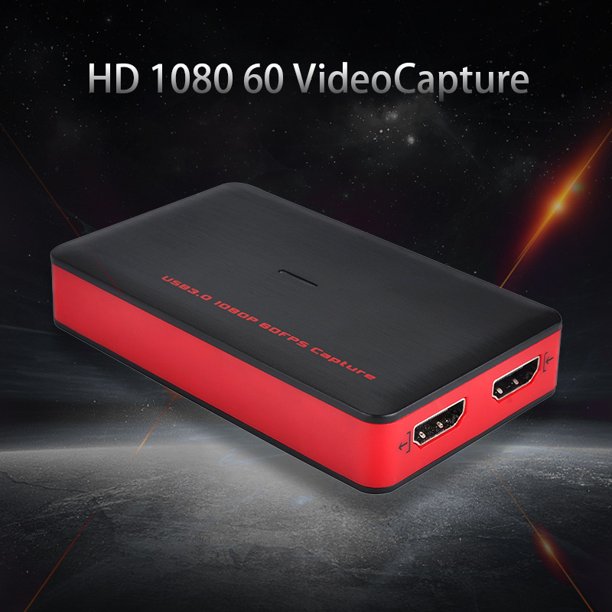 Hdmi Game Capture Card Usb 3 0 Hd Video 1080p 60fps Live Streaming Game Recorder Device Compatible With Ps4 Xbox One Wii U Etc Windows Linux Os X System Walmart Com Walmart Com