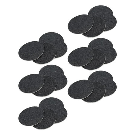 120 Pcs Electric Grinder Sandpaper Discs Foot File Replacement Pad Sanding