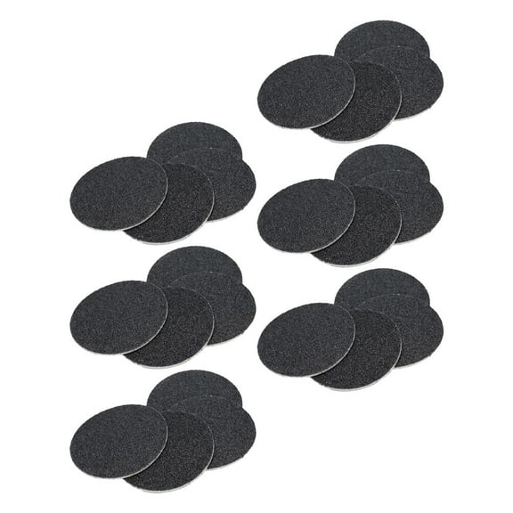 120 Pcs Electric Grinder Sandpaper Discs Foot File Replacement Pad Sanding