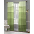 thumbnail image 4 of Green Wood Grain Sheer Curtains 108 Inch Length 2 Panels for Living Room, Ombre Rustic Retro Wooden Plank Voile Kitchen Curtain Set, Luxury Privacy Drapes Window Treatment for Bedroom, 4 of 7