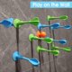 thumbnail image 5 of Paquete de 10 dardos de succión de silicona con 1 objetivo para exteriores con ventosa, juegos de juguetes para deportes al aire libre e interiores (azul y verde), 5 of 5