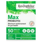Kyolic Kyo-Dophilus, Max Probiotic, 50 Billion CFU, 30 Vegetarian Capsules