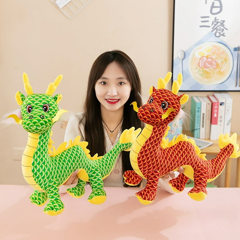 Zodiac Dragon Plush Doll Three-dimensional Standing Posture