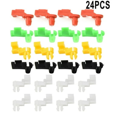 Car Plastic Rivets Door Lock Rod Clips 5 mm Rod Size 12 Pairs Push Clips New Hot