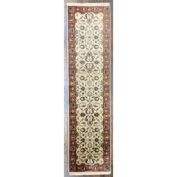 Wahi Rugs Hand Knotted Turkish Weave Silky Natural-dye 2'6"x10'0" -w591