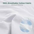 thumbnail image 2 of Peace Nest 2 Pack 100% Cotton White Goose Feather Down Bed Pillows Medium - King, 2 of 5