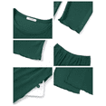thumbnail image 5 of UVN Fall Womens 2 Piece Pajamas Set Loungewear Long Sleeve Tops and Pants Soft Lounge Sets, 5 of 9