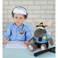 thumbnail image 7 of DolliBu Grey Moose Police Officer Plush Toy - Soft Moose Cop Stuffed Animal Dress Up with Cute Cop Uniform and Cap Outfit - 15 Inches, 7 of 7