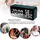 thumbnail image 5 of Despertador para dormitorio con 5 alarmas y pantalla LED, espejo de escritorio, 5 of 8