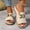 Beige, variant on YOUYEDIAN Orthopedic Sandals for Women Non Slip Slip on Arch Support Flat Wedge Sandals Wide Width Beach Slippers 2026 New Beach Orthopedic Shoes