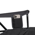 thumbnail image 6 of GCI Outdoor Comfort Pro Rocker Foldable Rocking Camp Chair with Solid Backrest, Dark Charcoal, 6 of 10