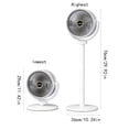 thumbnail image 4 of Rechargeable Plastic Table and Floor Fan - Adjustable Height, 5-Speed, Battery-Powered, USB-C Charging - Portable Quiet Fan for Bedroom, Desk, Balcony, Living Room White, 4 of 6