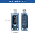 thumbnail image 2 of Amdohai 3 in 1 USB Detector Multifunctional USB Tester Multimeter Voltage Current Capacity Monitor Meter Voltmeter Ammeter LCD Display Screen, 2 of 8