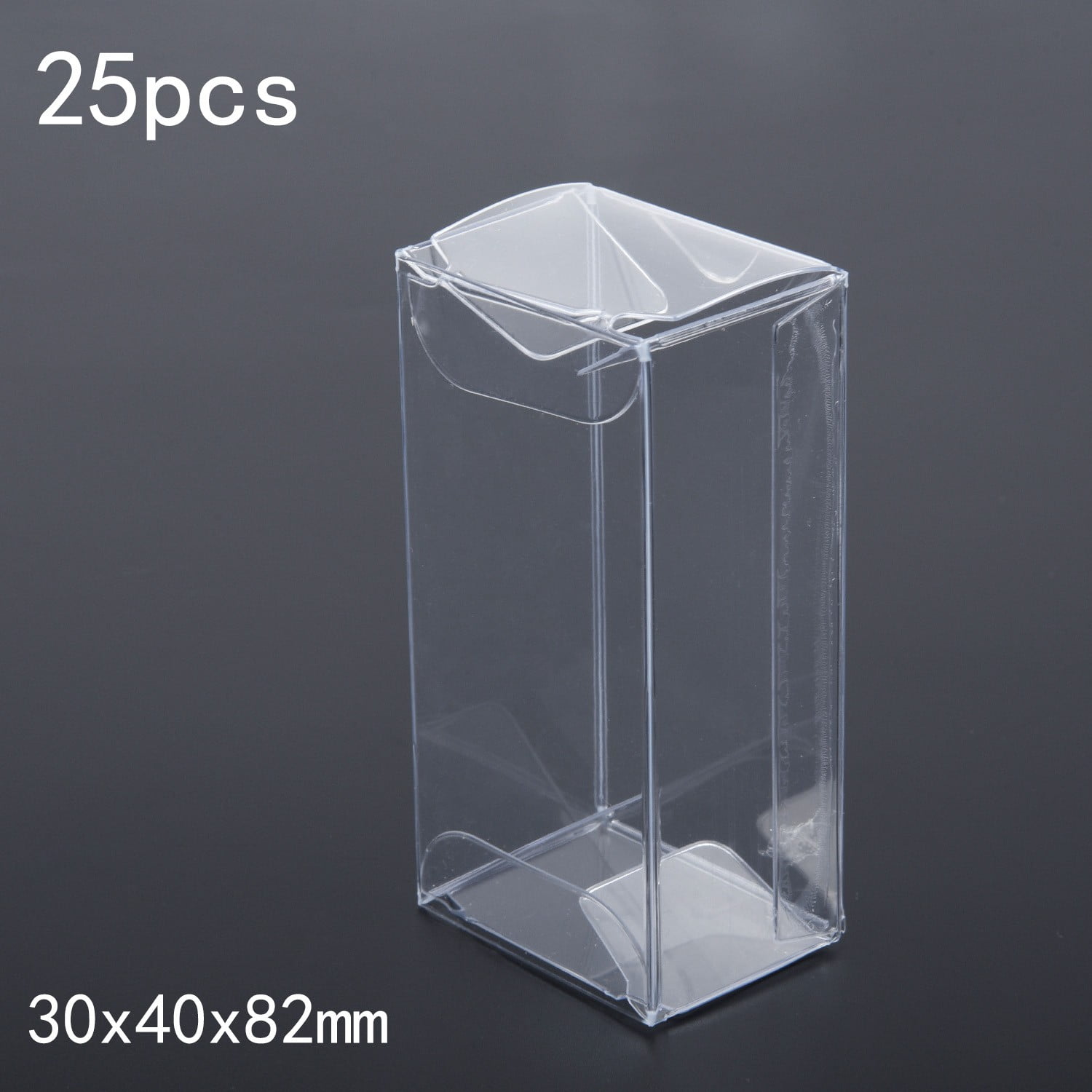 25pcs/kit 1/64 Model Car Plastic Display Box For Matchbox  TOMICA Transparent