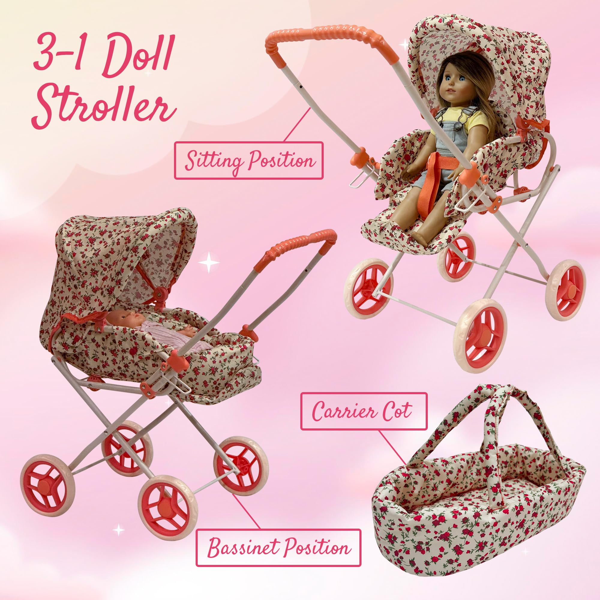 Prams for baby deals dolls