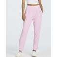 thumbnail image 2 of Real Essentials 3 Pack: Women's Ribbed Lounge Jogger Cuffed Yoga Sweatpants with Drawstring & Pockets (Available in Plus), 2 of 7
