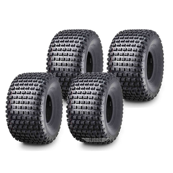Full Set ATV tires 88-00 Kawasaki Mule 1000 2010 2500 2510 22x11-10 4PR 10030