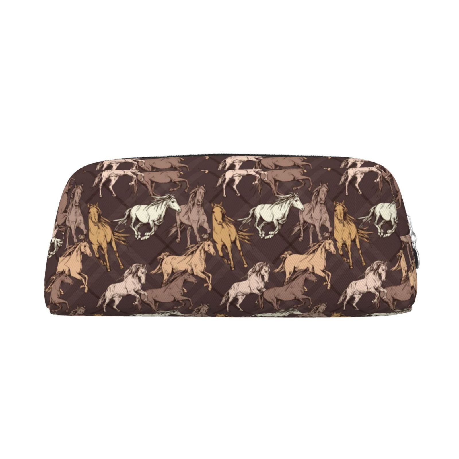 Running Beautiful Horses Pencil Case Large Capacity Pencil Pouch