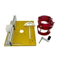 thumbnail image 3 of ziyahi Base de Table de Levage de Routeur en Alliage d'Aluminium pour Menuiserie Plaque d'Insertion Outils Banc de Travail 3 Pcs/or+base, 3 of 9