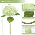 thumbnail image 5 of Hydrangea Artificial Flowers, Latex Real Touch Hydrangeas Lifelike Large Hydrangea Flowers for Home Decor Party Arrangements Wedding Bouquets Centerpieces (Light Green), 5 of 5