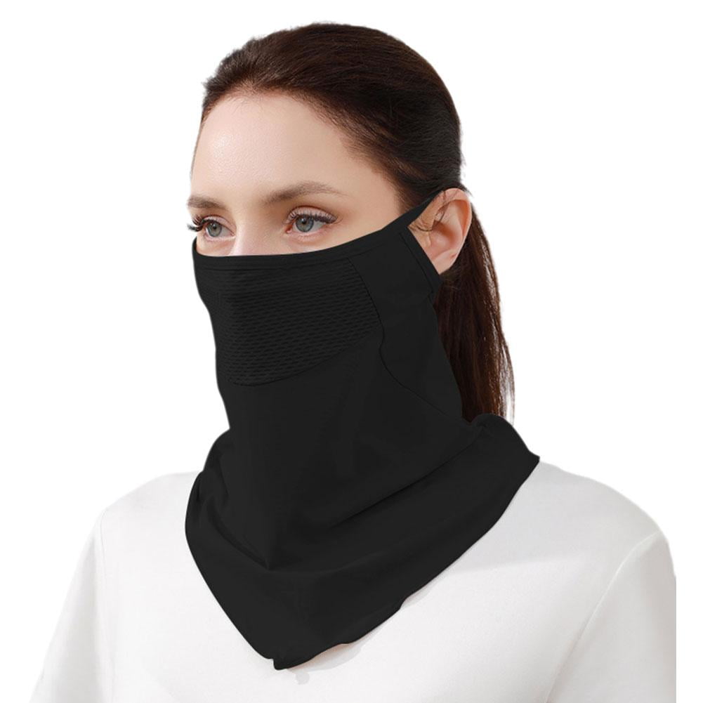 UV Protection Ice Silk Mask Neckline Mask Face Scarf Silk Mask Bib