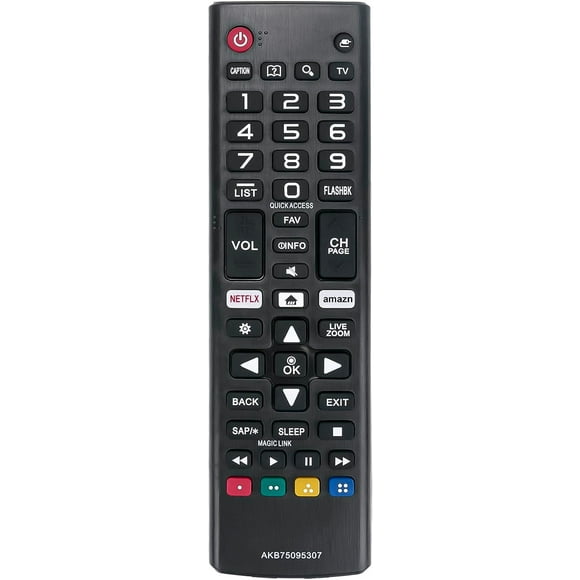 KUNOVA (TM) Télécommande Universelle pour LG Smart TV, Tous les Modèles LCD LED 3D HDTV Smart TVs AKB75095307 AKB75375604 AKB74915305