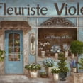 thumbnail image 2 of Nan 26x26 Gold Ornate Wood Framed with Double Matting Museum Art Print Titled - Fleuriste, 2 of 4