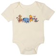 thumbnail image 2 of Disney Winnie the Pooh Baby Boy or Girl 4-Piece Bodysuit Pants Bib and Hat Set Tusk, 2 of 9