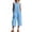 *Light Blue, variant on VBVC Women's Cotton Linen Button Down Jumpsuits , Summer Sleeveless Rompers For Women , Ladies' Wide Leg One-Pieces Capri with Pockets,Light Blue,S-2XL