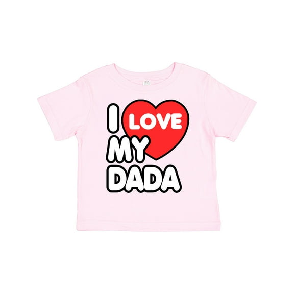 Inktastic I Love My Dada Boys or Girls Toddler T-Shirt
