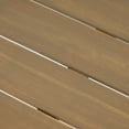 thumbnail image 6 of Contemporary Home Living 79" Charcoal Gray and Black Rectangular Outdoor Dining Table, 6 of 6