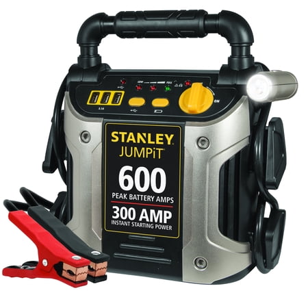Stanley J309 600 Peak Amp Jump Starter with 3.1Amp USB