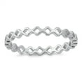 thumbnail image 1 of Open Geometric Ring .925 Sterling Silver Band Jewelry Female Male Unisex Size 6, 1 of 4