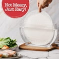 thumbnail image 4 of Rice Paper Water Bowl - Spring Roll Water Bowl, Rice Paper Holder for Rice Paper Wrappers for Spring Rolls, Summer Rolls. Spring Roll Maker, Banh trang holder (1 Pack)- Rice Paper Not Included, 4 of 6