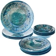 thumbnail image 4 of Radiance Teal 12 Piece Dinnerware Set, 4 of 5